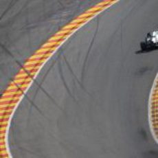 Eau Rouge recibe a Nico Rosberg