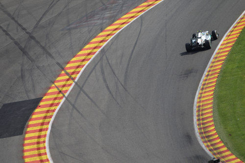 Eau Rouge recibe a Nico Rosberg