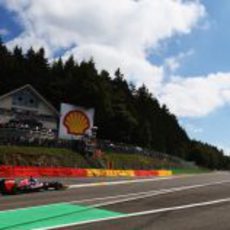 Daniel Ricciardo, desde el interior de Eau Rouge