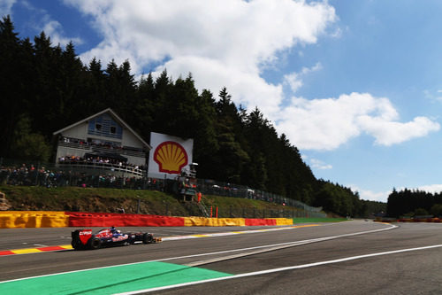 Daniel Ricciardo, desde el interior de Eau Rouge