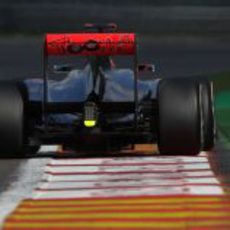 Trasera del McLaren en Spa