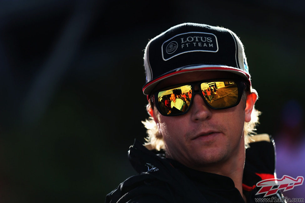 Kimi Räikkönen en Spa 2012
