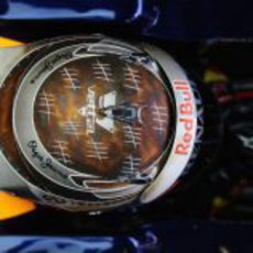 Casco número 50 de Sebastian Vettel