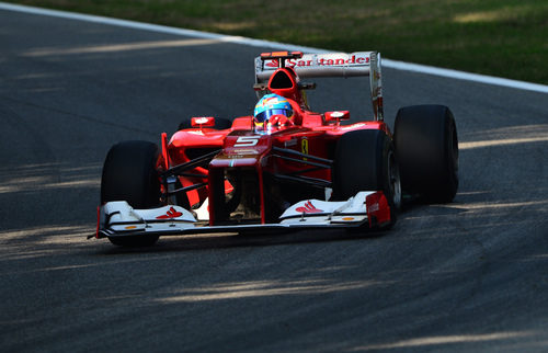 Fernando Alonso en los libres del GP de Italia 2012