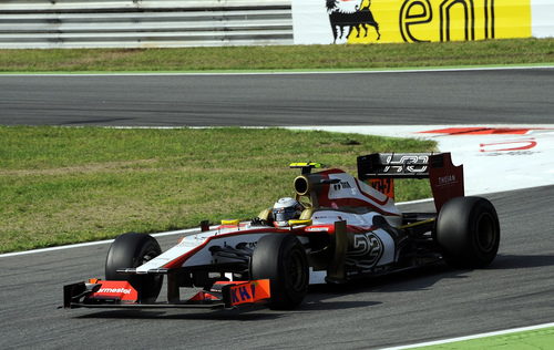 Ma Qing Hua rueda en los libres 1 del GP de Italia 2012