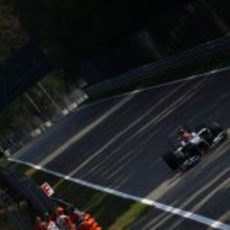 Michael Schumacher lideró los primeros libres del GP de Italia 2012