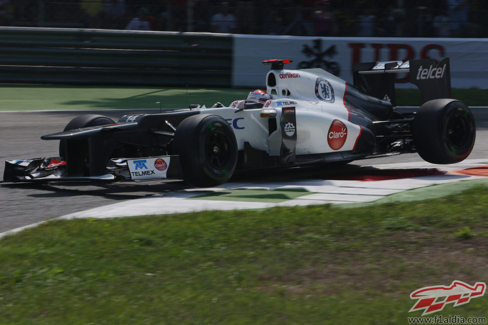 Kamui Kobayashi finalizó antes los Libres 2 del GP de Italia 2012