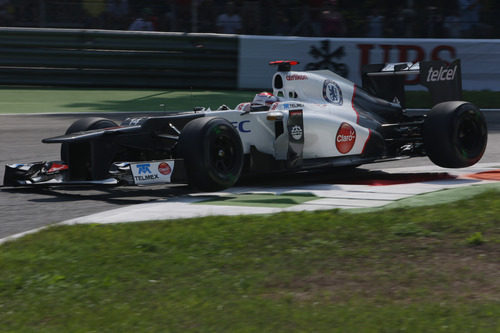 Kamui Kobayashi finalizó antes los Libres 2 del GP de Italia 2012