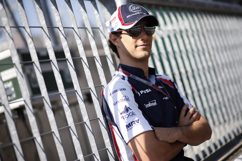 Bruno Senna posa en Monza