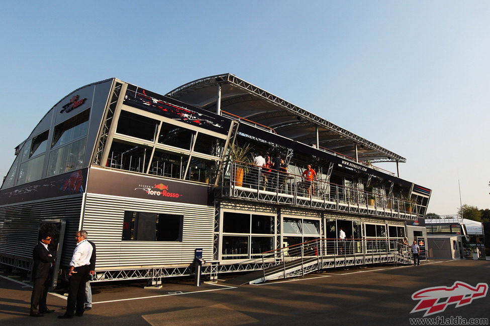 La 'Energy Station' de Red Bull y Toro Rosso