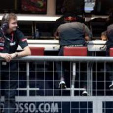 James Key estrena muro en Toro Rosso