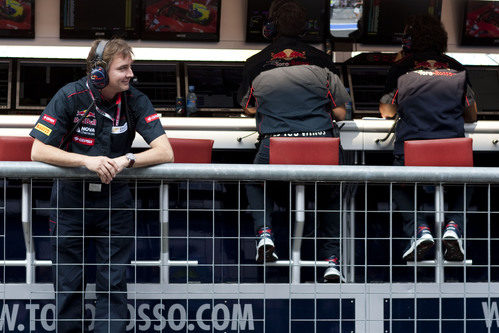 James Key estrena muro en Toro Rosso