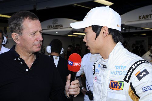 Martin Brundle entrevista a Ma Qing Hua