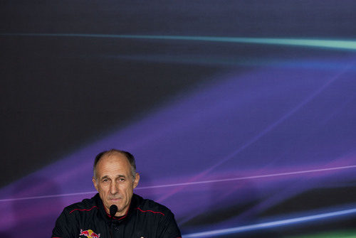 Franz Tost en la rueda de prensa de la FIA en Italia