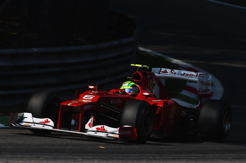 Felipe Massa en la clasificación del GP de Italia 2012