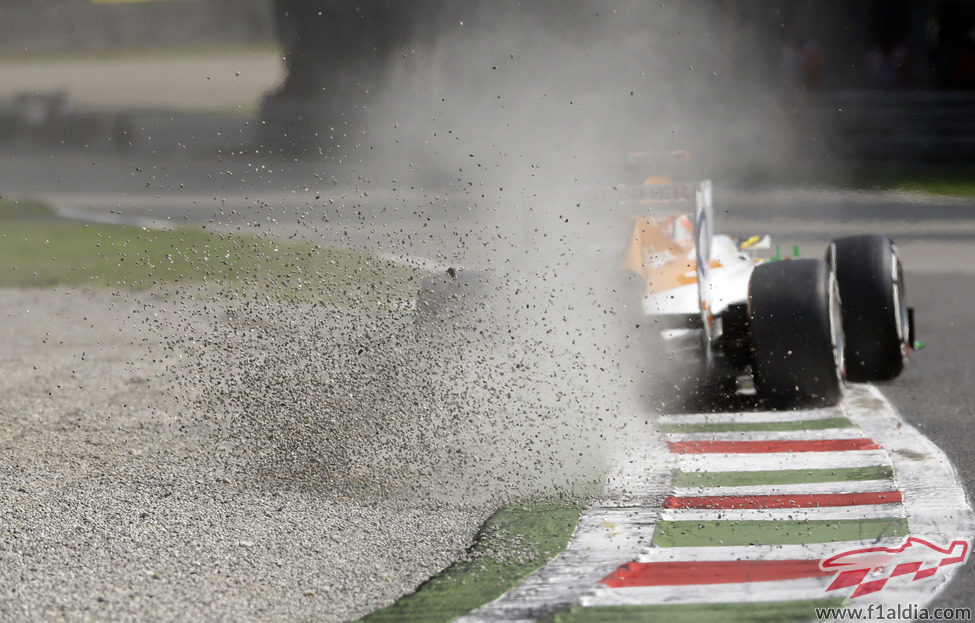 Paul di Resta levanta grava en Monza