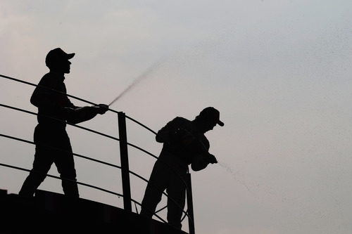 Sombras en el podio del GP de Italia 2012