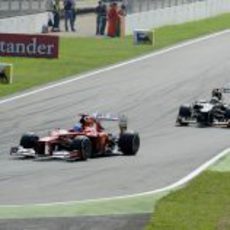 Fernando Alonso terminó tercero el Gran Premio de Italia 2012