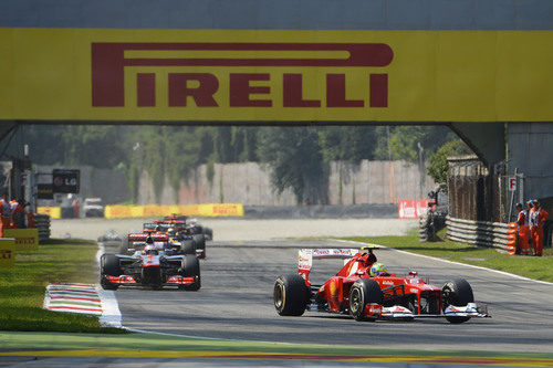 Felipe Massa rozó el podio en Monza