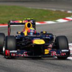 Mark Webber tuvo que abandonar en el GP de Italia 2012