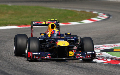 Mark Webber tuvo que abandonar en el GP de Italia 2012
