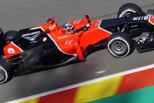 Timo Glock no tuvo muy buen fin de semana en Spa