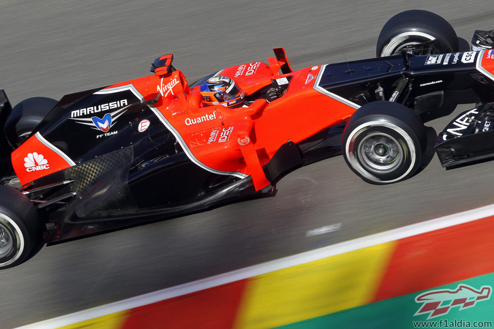 Timo Glock no tuvo muy buen fin de semana en Spa