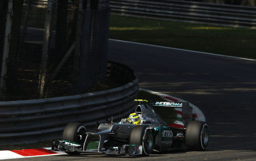 Nico Rosberg clasificó 7º en el GP de Italia 2012