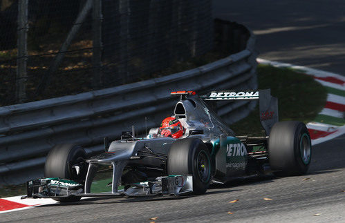 Michael Schumacher terminó quinto en la clasificación de Italia