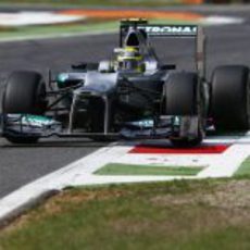 Nico Rosberg completa los últimos entrenamientos en Monza