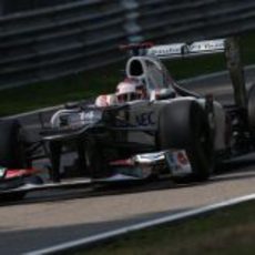 Kamui Kobayashi llegó a la Q3 en Italia