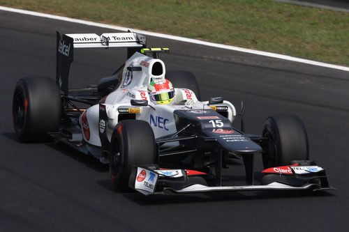 Sergio Pérez se quedó en la Q2 en Monza