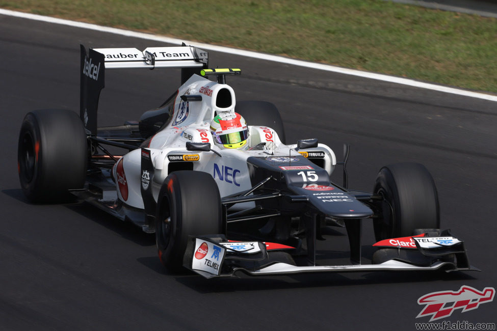 Sergio Pérez se quedó en la Q2 en Monza