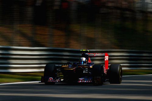 Jean-Eric Vergne estuvo a punto de caer en la Q1 en Italia