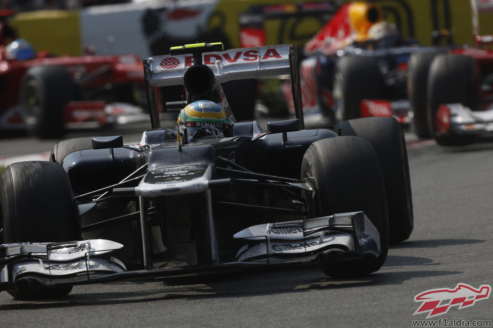 Bruno Senna quedó décimo en el Gran Premio de Italia 2012