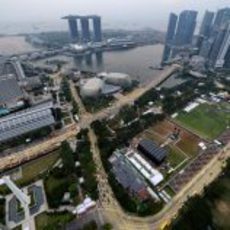 Circuito de Singapur de día