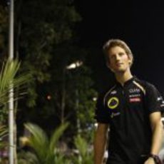 Romain Grosjean vuelve a pilotar