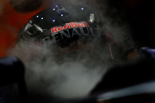 Sebastian Vettel "está que echa humo" en Singapur