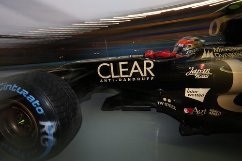 Neumáticos de lluvia para Romain Grosjean