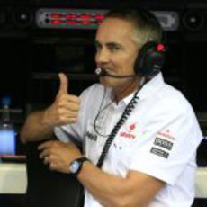 Martin Whitmarsh, satisfecho con el resultado de su equipo