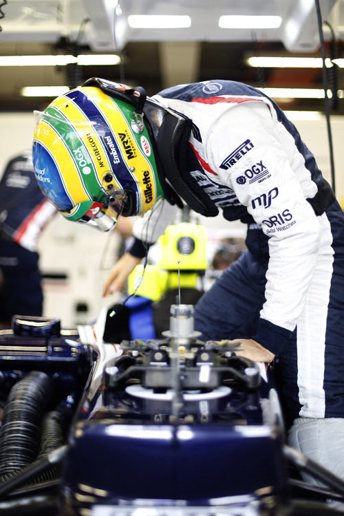 Bruno Senna se sube al FW34