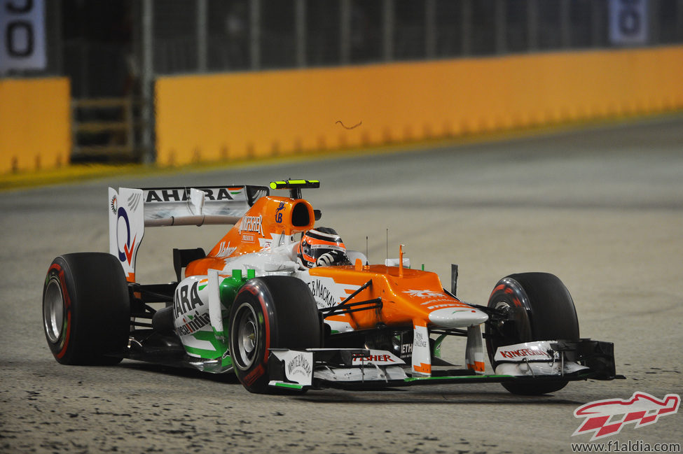 Nico Hülkenberg no pudo pasar a la Q3