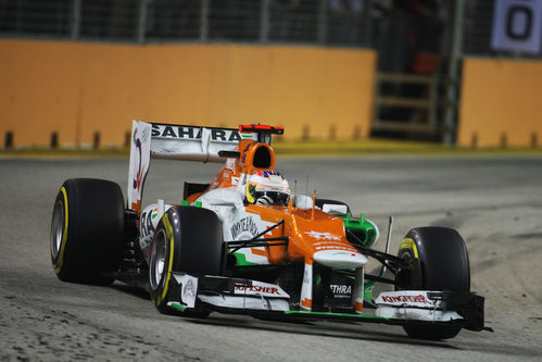 Paul di Resta logró su mejor resultado en Singapur