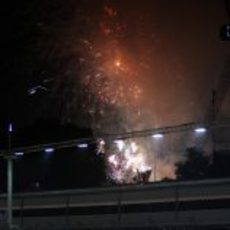Paul di Resta termina cuarto bajo fuegos artificiales en Singapur