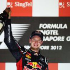 Sebastian Vettel ganó el GP de Singapur 2012