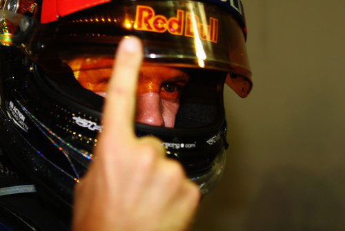 Sebastian Vettel volvió a enseñar su dedo en Singapur