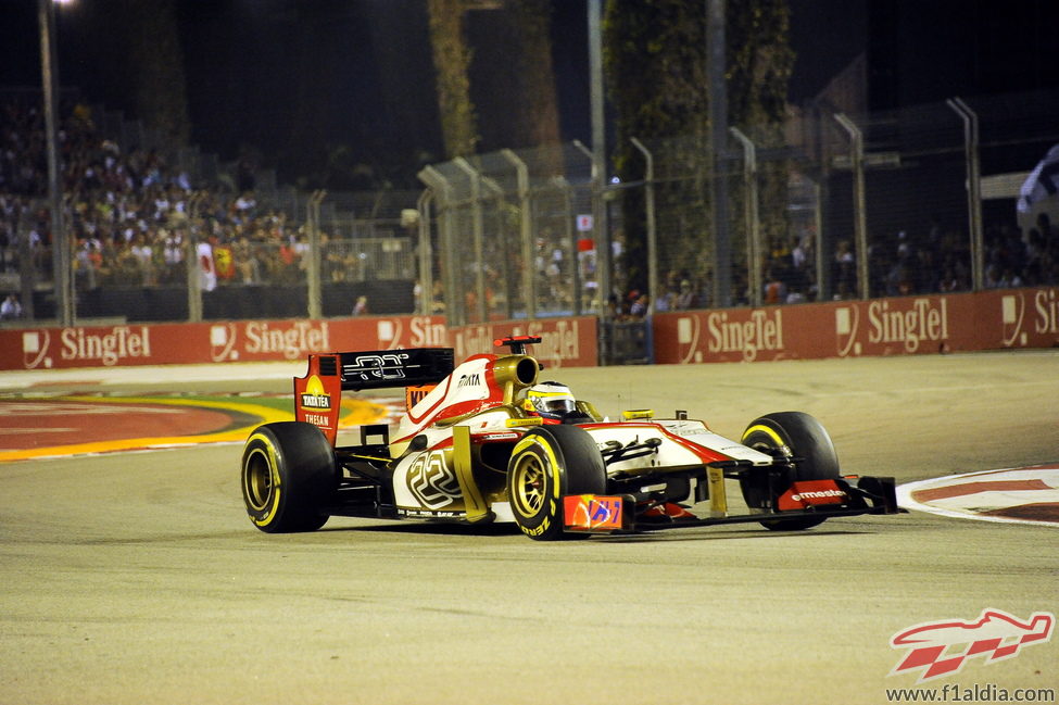Pedro de la Rosa llevó a su F112 hasta el final de la carrera