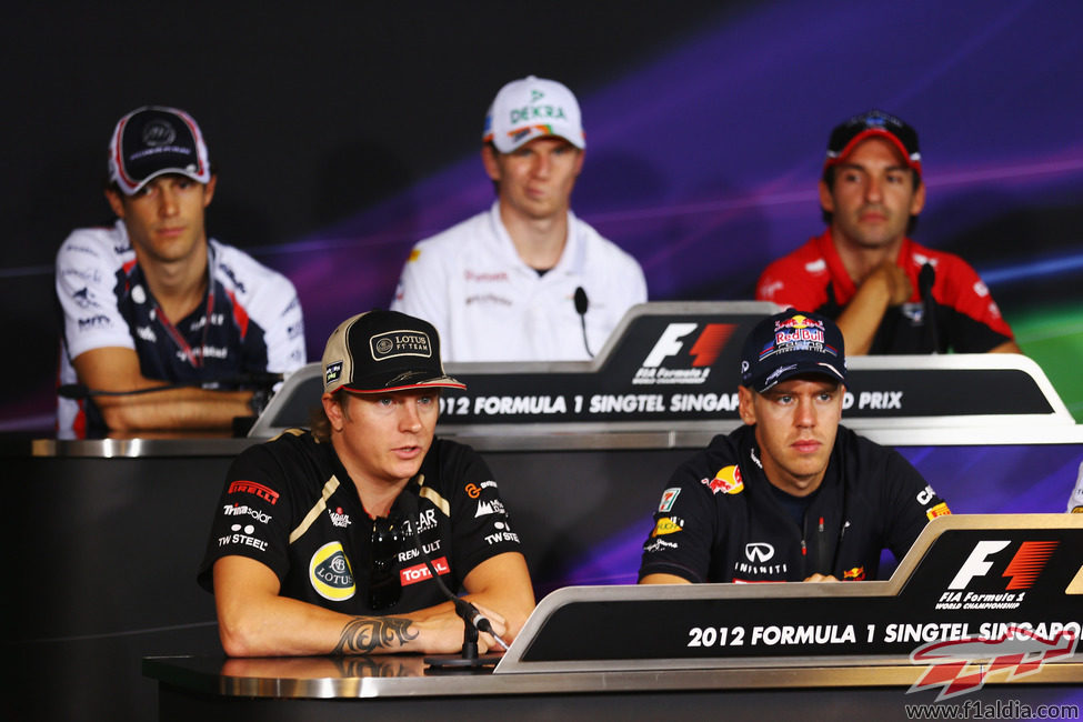 Rueda de prensa de la FIA del jueves en el GP de Singapur 2012