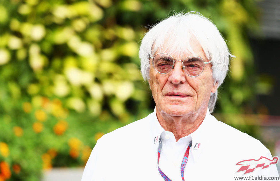 Bernie Ecclestone en el GP de Singapur 2012