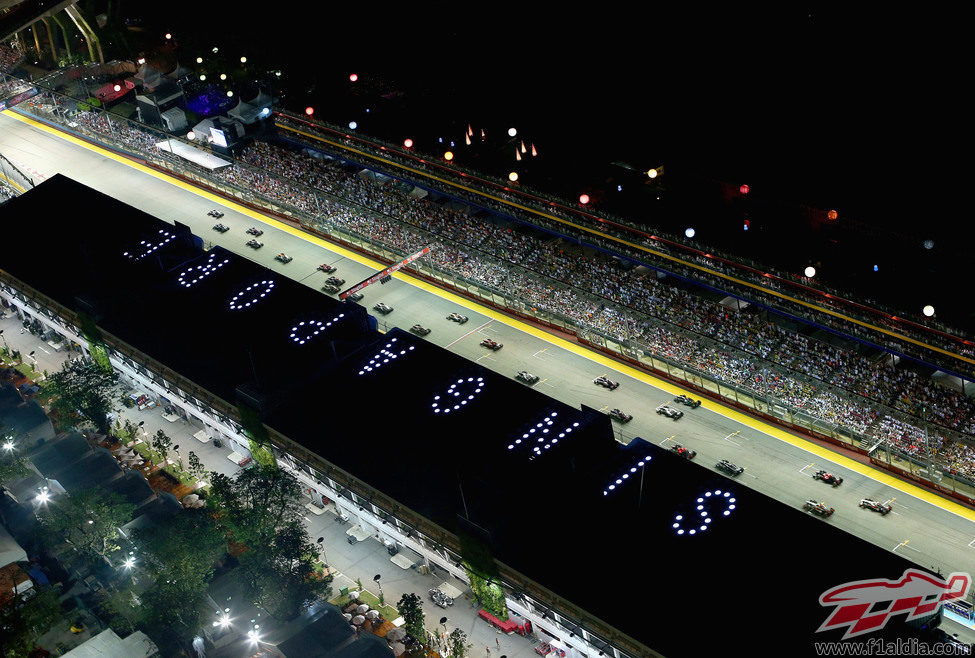 Parrilla del GP de Singapur 2012